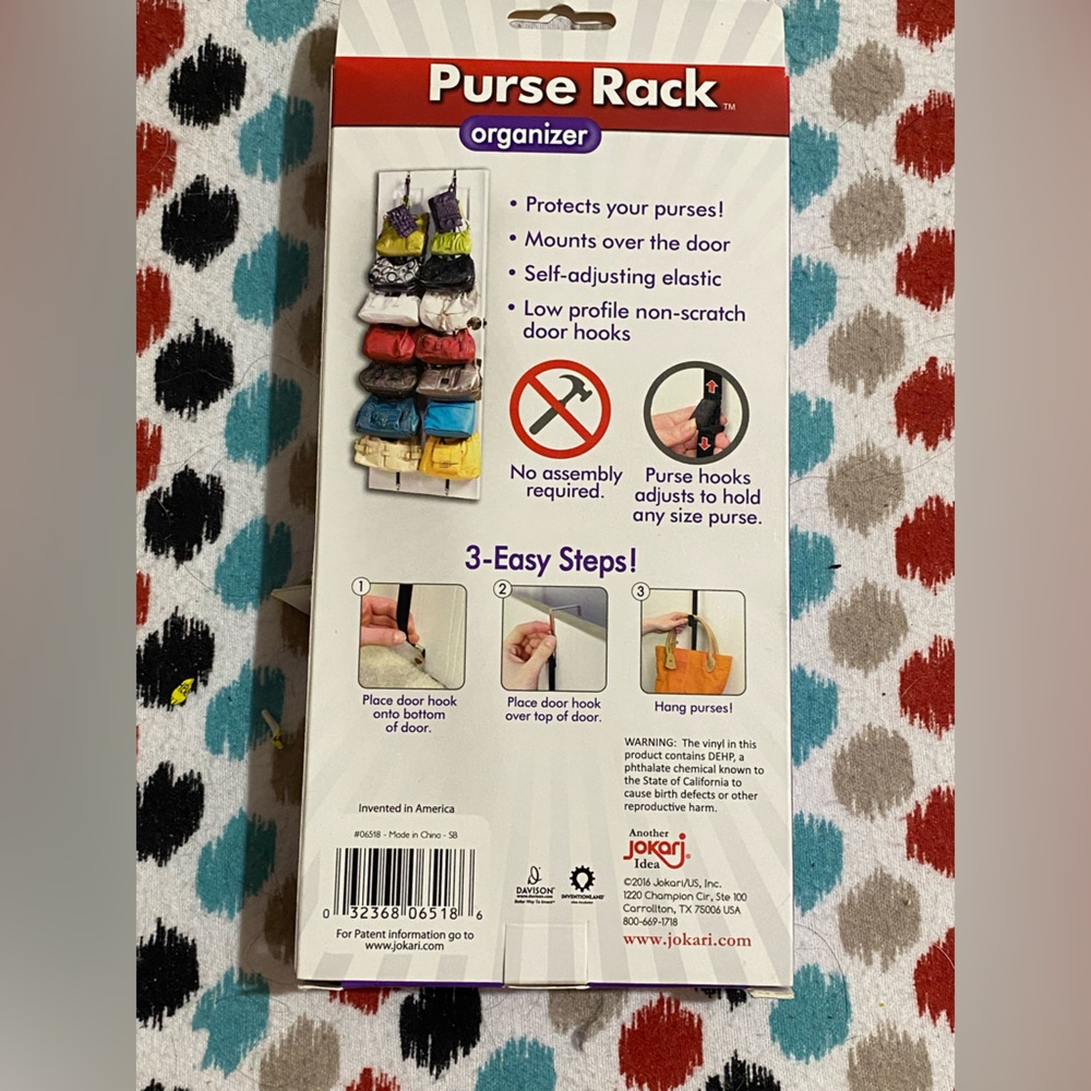 Purse Rack Organizer - Picture 3 of 4